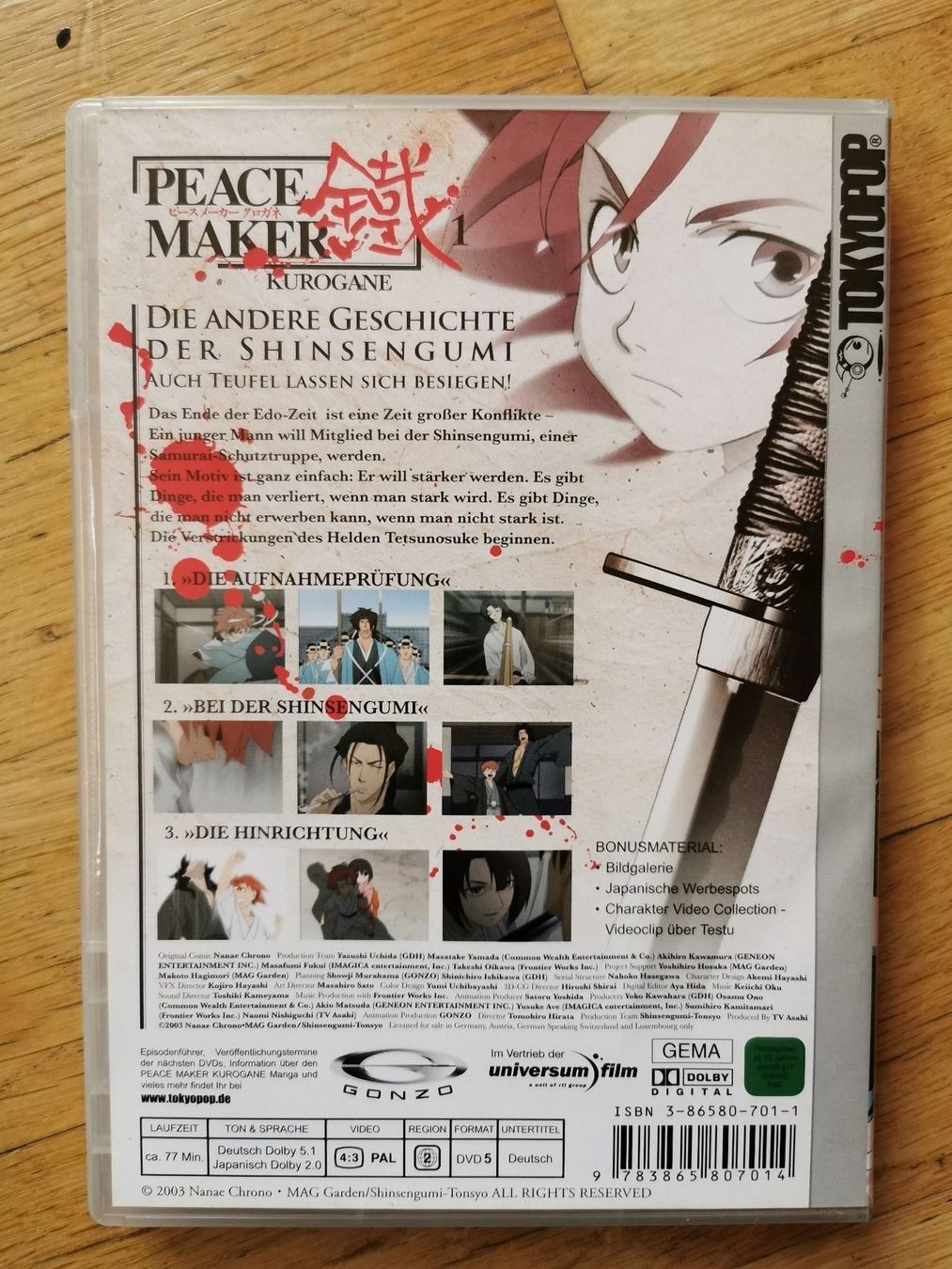 Tutti i DVDs: Peace Maker  (1)     -Deutsch- – Usato da St. Gallen venduto da elkapone 1