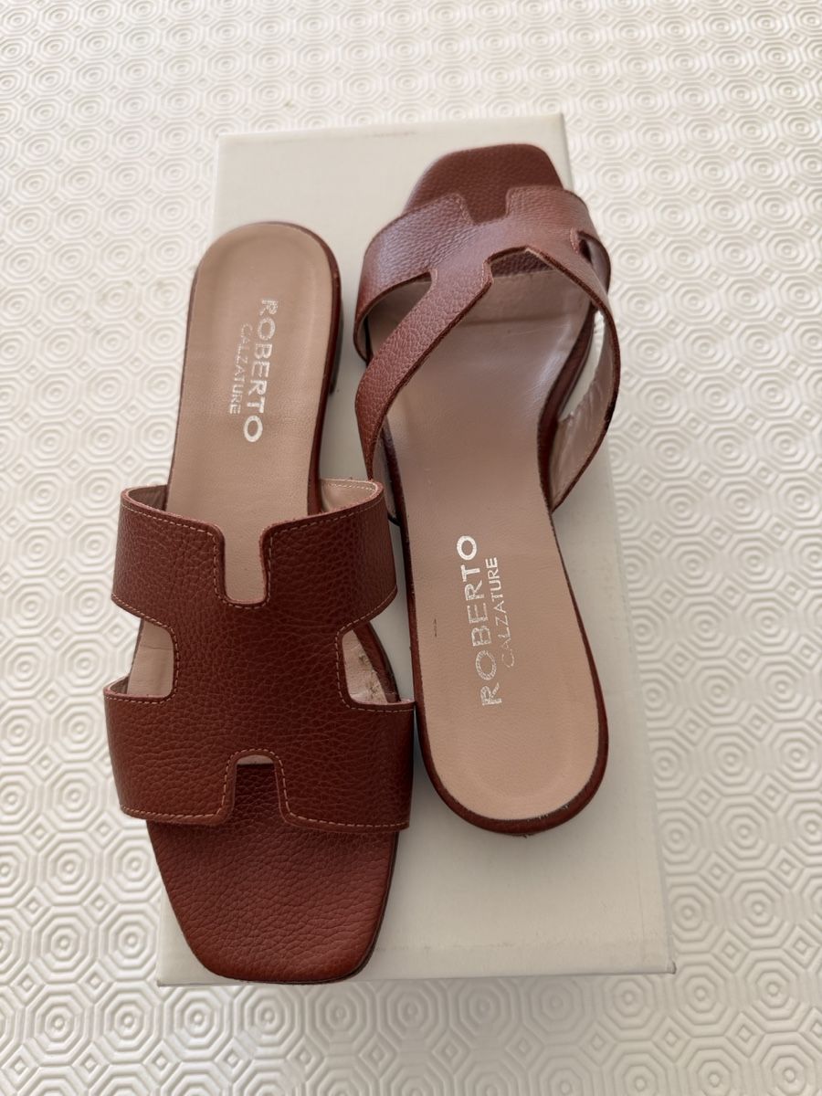 Damenschuhe: Ciabatte Roberto marrone Tg. 39 – Gebraucht aus Rancate von cle_v82d
