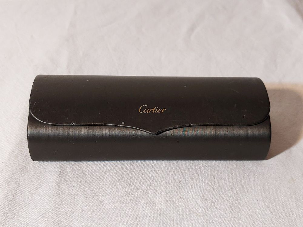 CARTIER - original Brillenetui Hardcase - schwarz