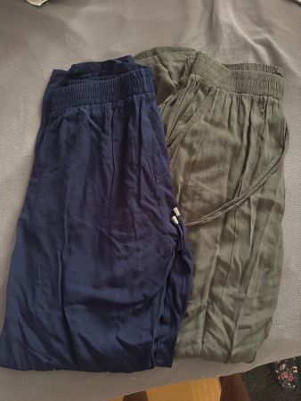 Luftige Sommer Stoffhose Chicorée Gr. S