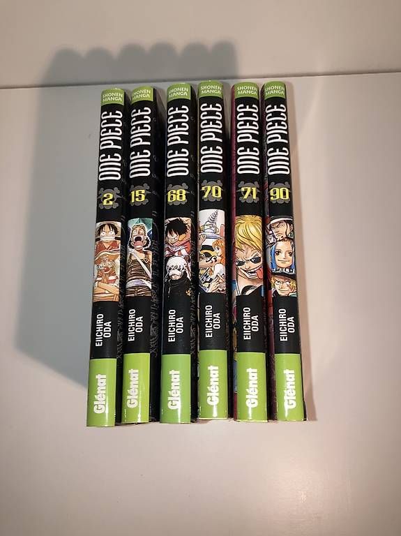 Fumetti: One piece tome 2-15-68-70-71-90 – Usato da Farvagny-le-Grand venduto da Basilom 1