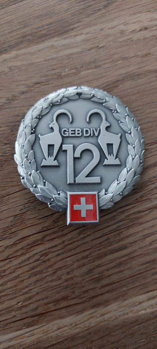 Medaglie: Geb Div 12 Emblem – Usato da Sargans venduto da blauberg