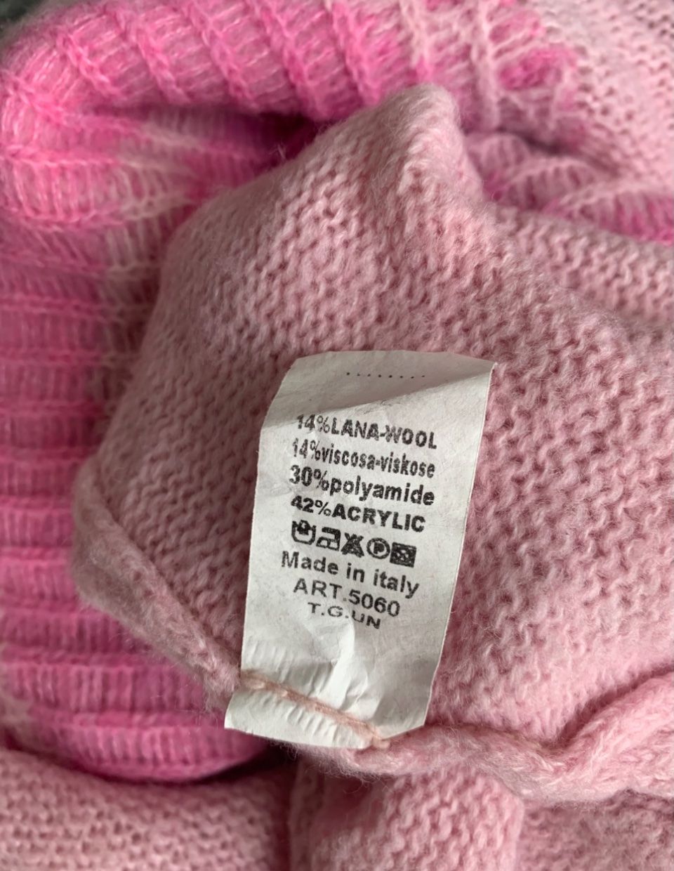 Pullover & Sweatshirts: Superbe pull rose oversize FARFALLA smiley amoureux TU – Gebraucht aus Martigny von only__you 9
