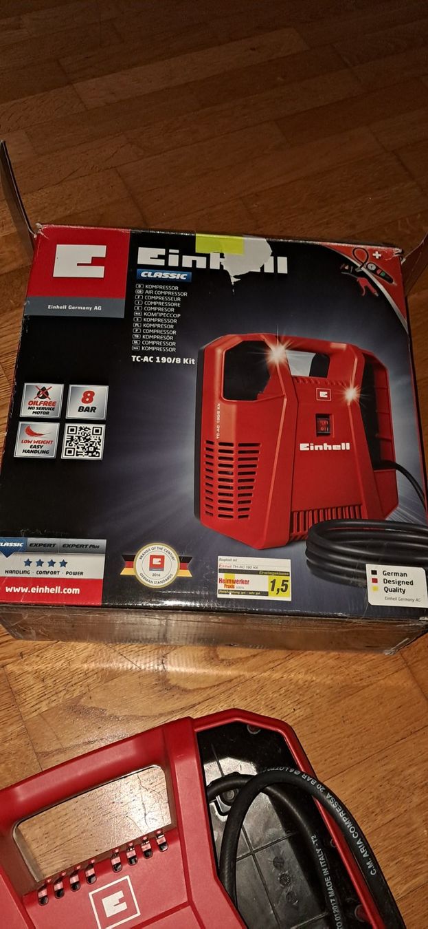 Einhell Compressori: Einhell TC-AC 190/8 Kit Kompressor, komplett! – Usato da Spiez venduto da dd7_5pz8 3