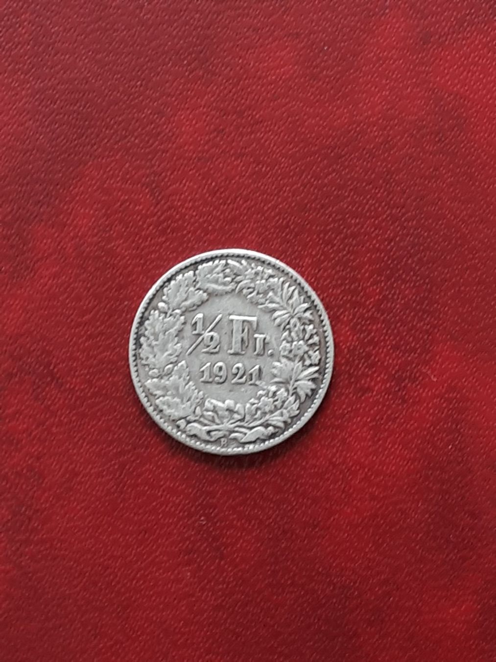 Tutti le monete: Schweizer 1/2 Fr. Silbermünze 1921 – Usato da Dürnten venduto da kuh_7mdq