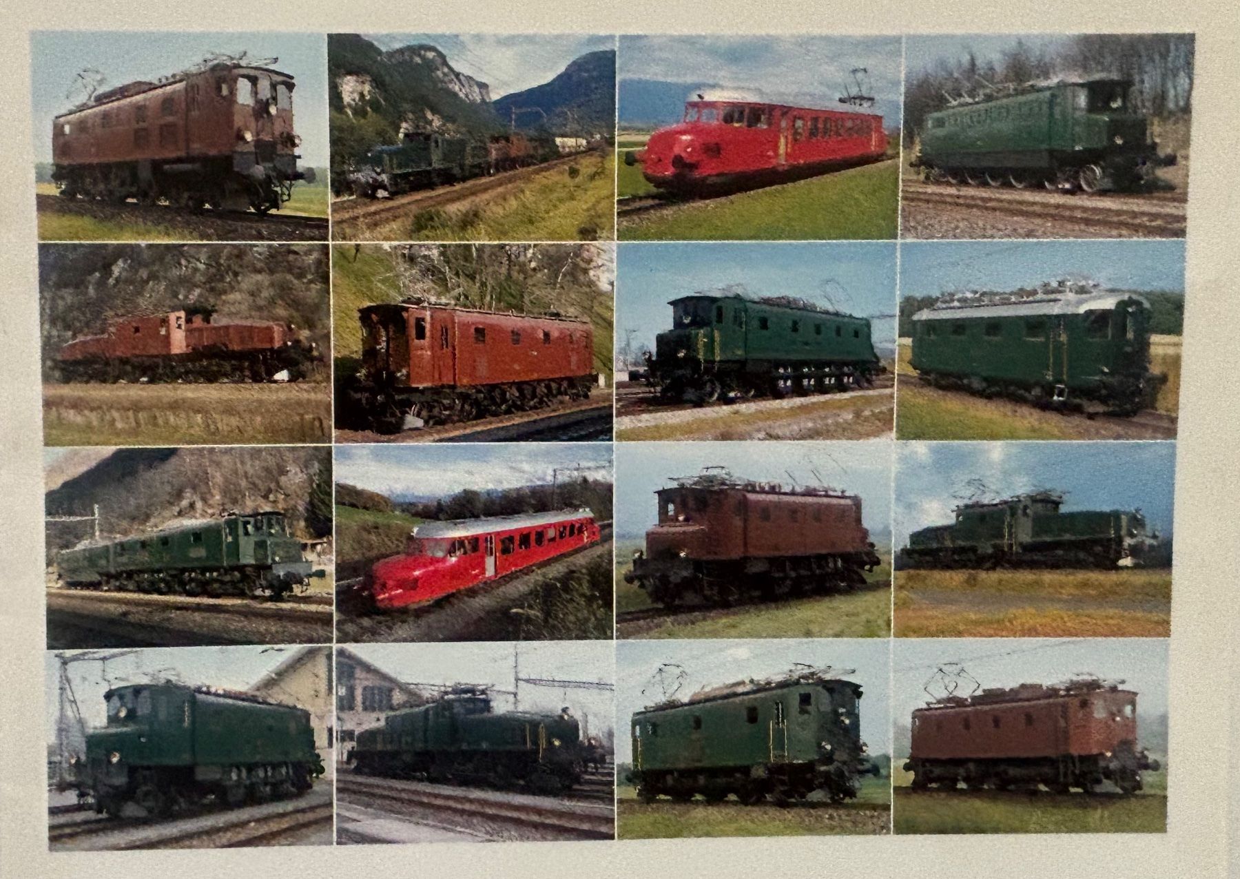 Poster & Bilder: 16 Miniposters SBB CFF FFS – Gebraucht aus Neuchâtel von gefdeneuch 1