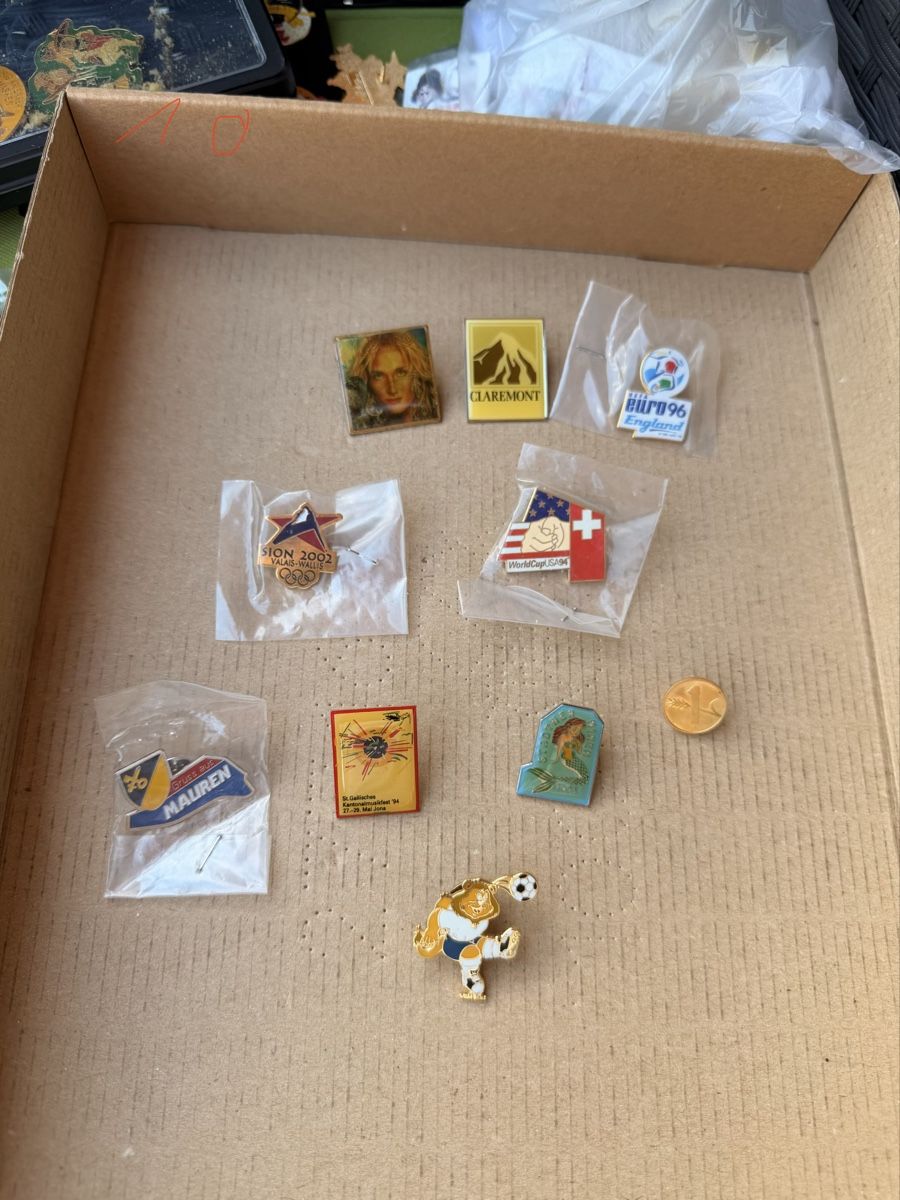 Placchette & Badge: Pin Set 10 - 10 Stück – Usato da st. gallen venduto da nerio450