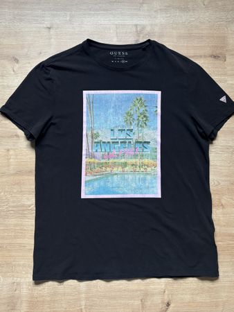 T shirt noir Guess, taille XL
