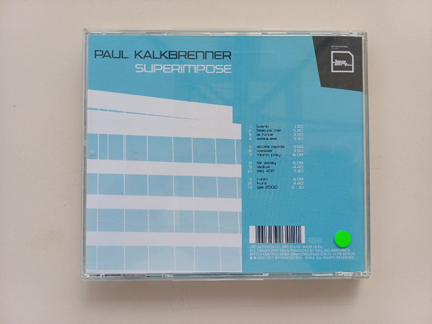 CDs: Paul Kalkbrenner "Superimpose" CD – D'occasion à Begnins par Drastic-Sound 1