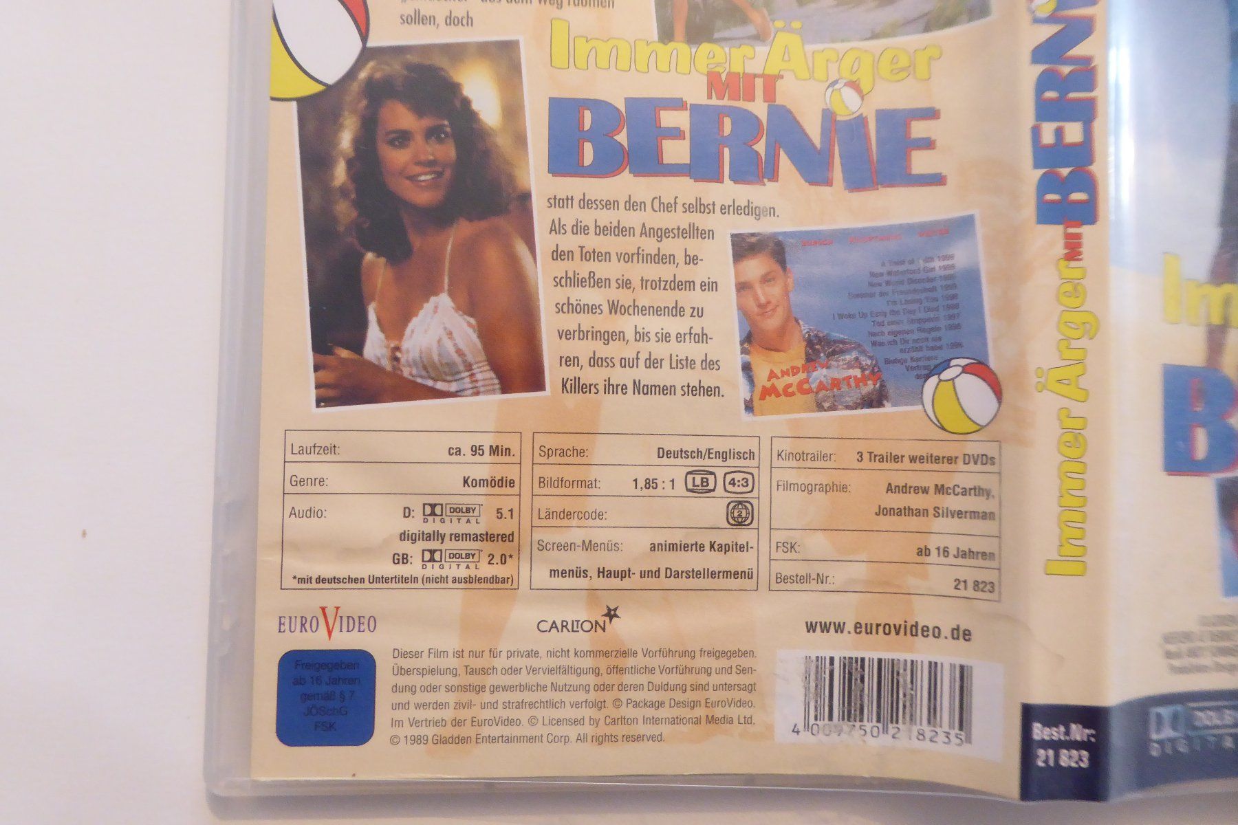 Tutti i DVDs: DVD Immer ärger mit Bernie – Usato da Allschwil venduto da Summelsarium 2
