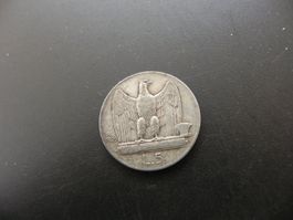 Italien 5 Lire 1929 Silber 5 g