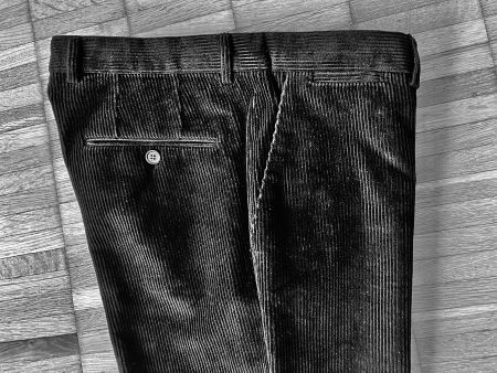 Feincordhose Herren neu, Gr. 50 / M, schwarz