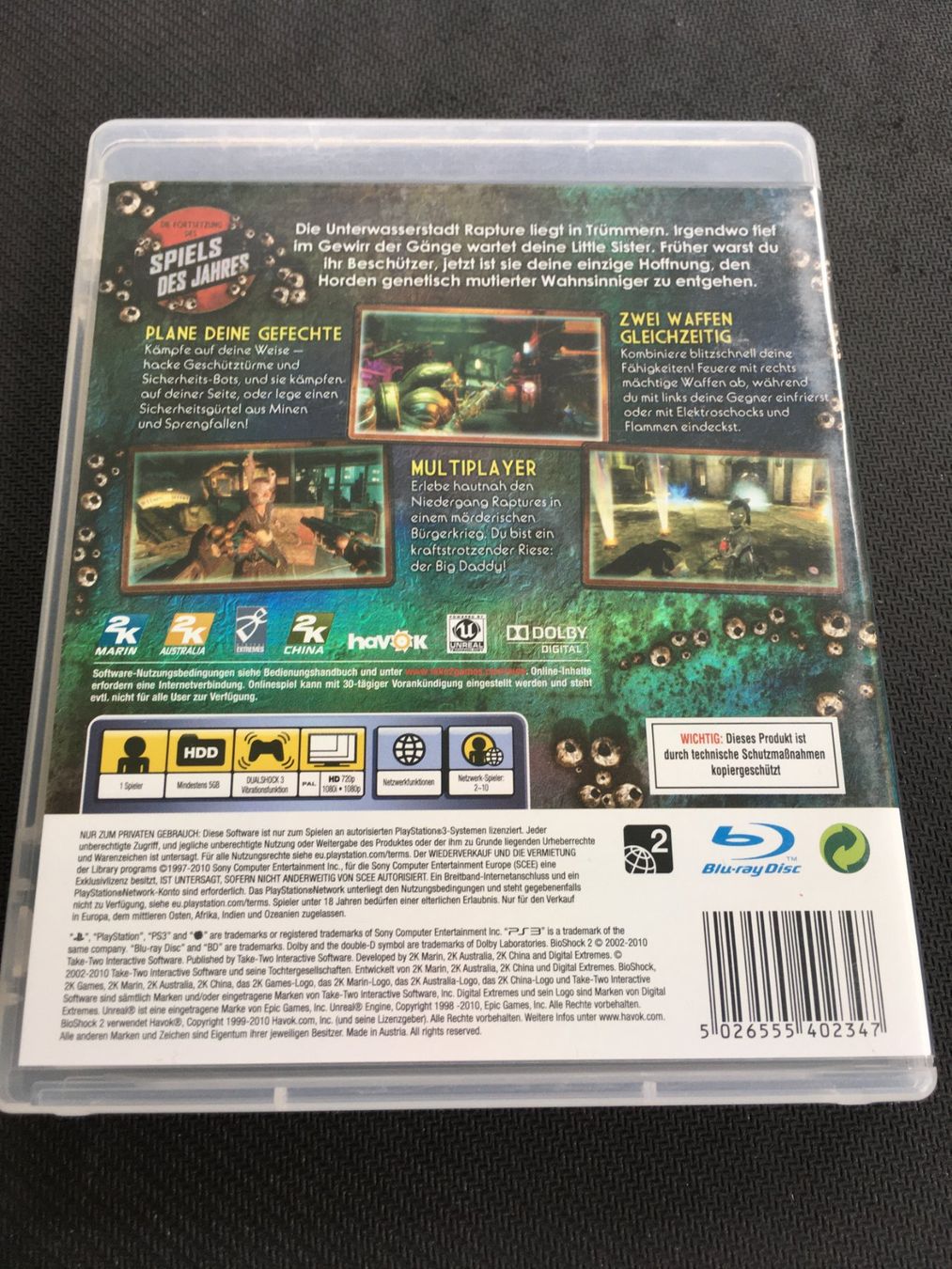 Sony Giochi: Bioshock 2 - Playstation 3 / PS3 – Usato da St.Gallen venduto da Punktchen01 1