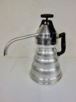 vintage Kaffeekocher Kaffeemaschine Aluminium Design