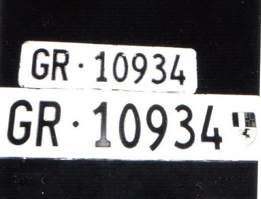 Ecriteaux: Auto-Kontrollschild GR 10934 – D'occasion à Landquart par matina35
