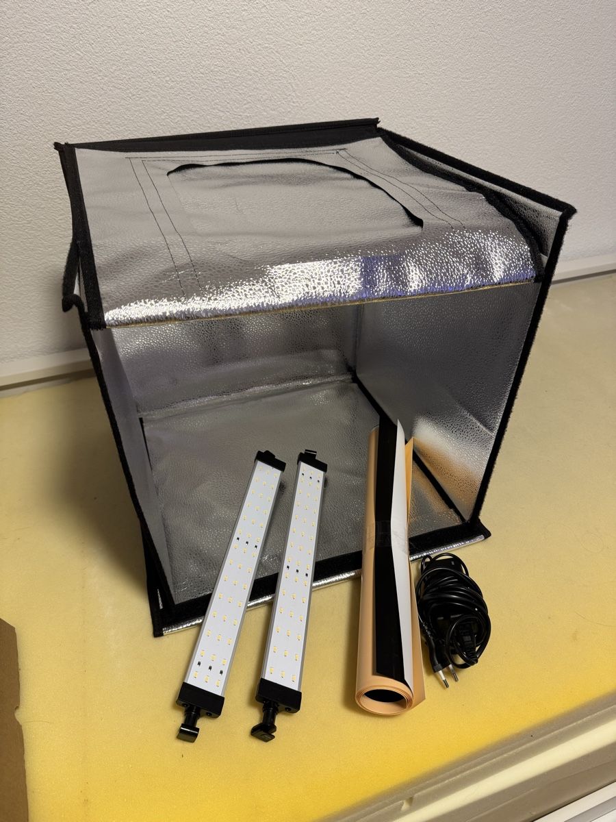 Laboratoire & Chambre noire: Studio photo portable avec éclairage LED – D'occasion à Biel/Bienne par Lor_jxl2 1
