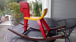 Schaukelpferd aus Holz (NEU)