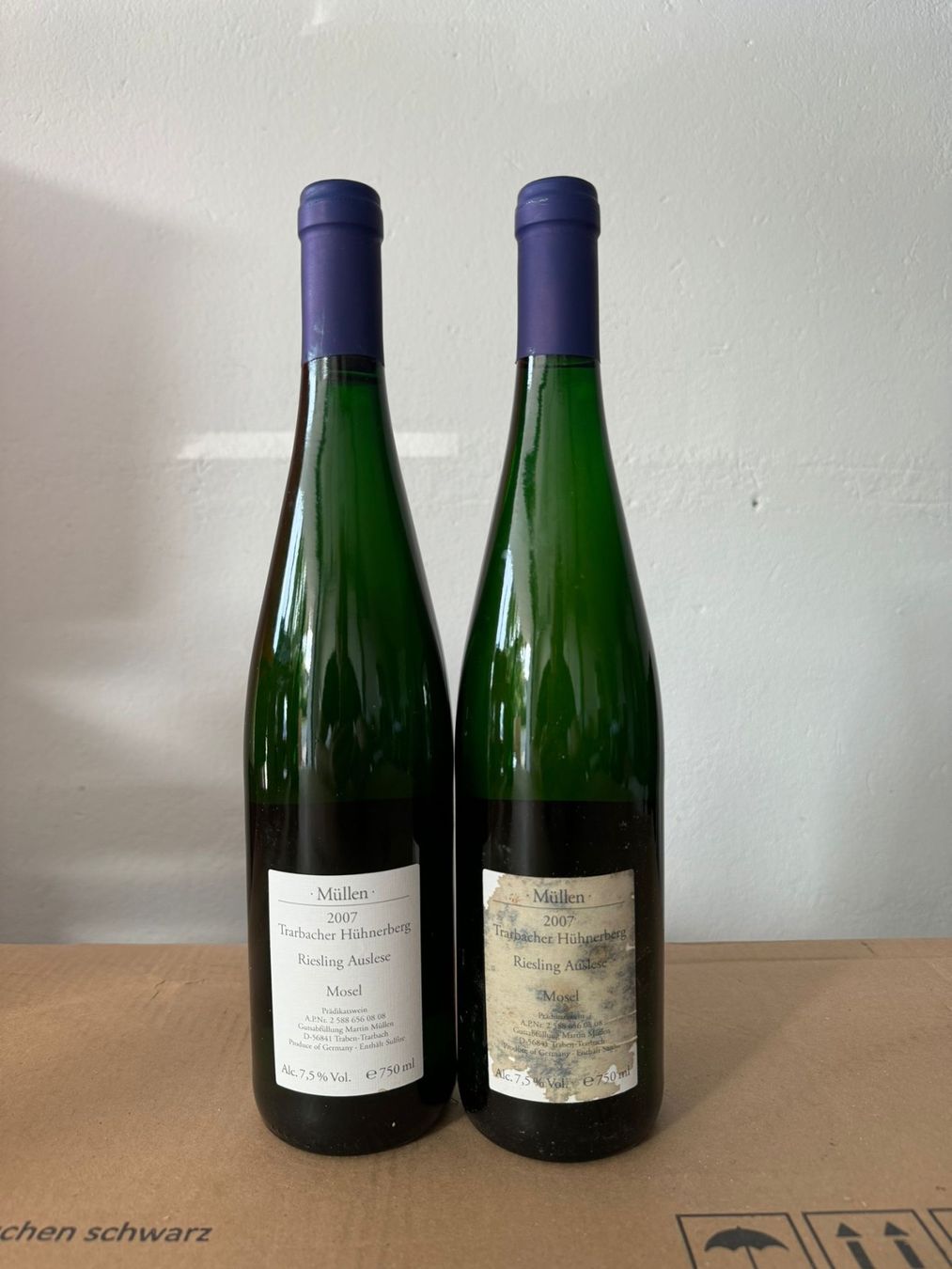 Wein: 2 Fl. Trarbacher  Riesling Auslese 2007 – Neu und originalverpackt aus Dietikon von Nesh 1