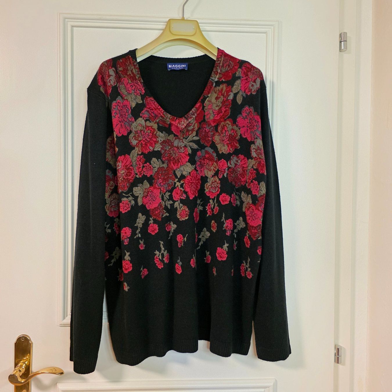 Maglioni & Felpe: Schöner Biaggini Pullover mit Blumenmuster, Grösse XL/XXL – Usato da Wald ZH venduto da CapLux 2
