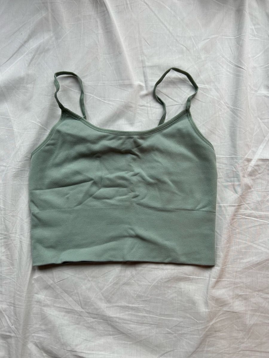 H&M Top: H&M Sport Top, Gr. S, Mintgrün – Usato da Luzern venduto da mor_97g7