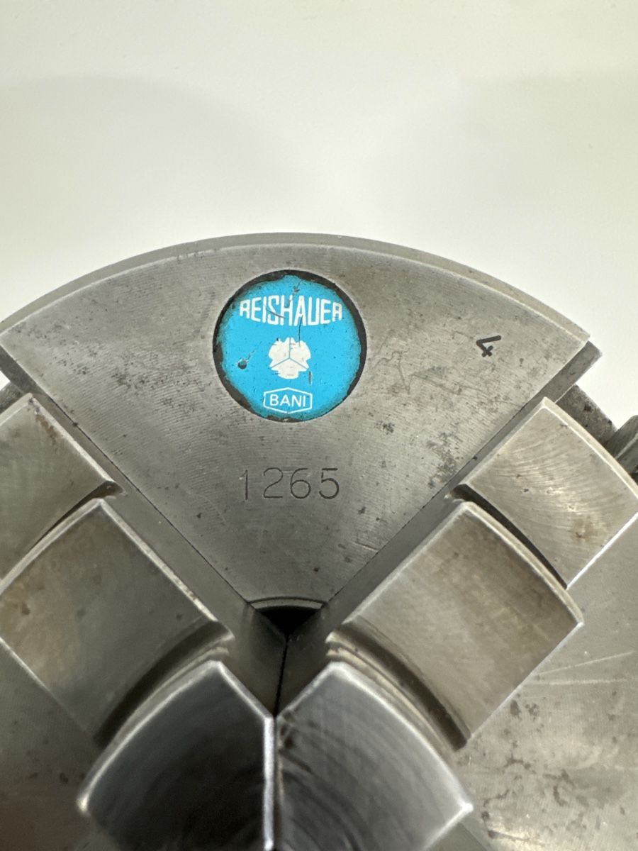 Reishauer Tutti gli attrezzi: Mandrin 4 mors REISHAUER 1265 avec clé, W25 – Usato da Aarberg venduto da SNMachines 4