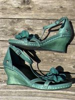 Sommerschuhe mit Keilabsatz Gr. 40