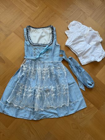 Dirndl blau, Grösse S