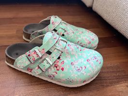 BIRKENSTOCK Clogs ESD-Sandalen Kay, Flower Field Mint