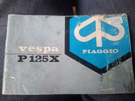 Vespa piaggio P 125 X uso e manutenzione manuel d'entretien 