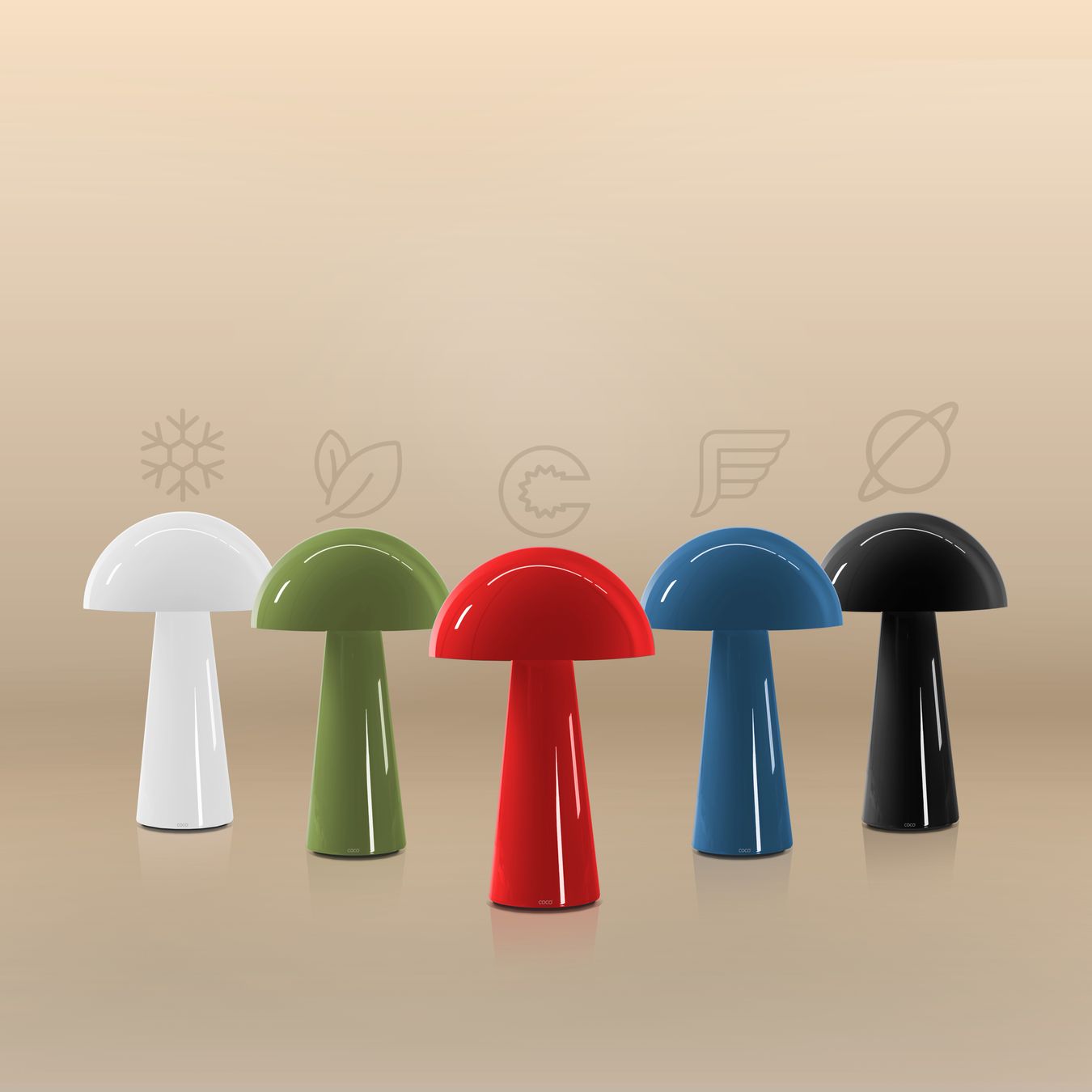 Lampen: Coco LED Tischlampe dimmbar Touch inkl Akku blau – Neu und originalverpackt aus Dietlikon von Salesmax 4