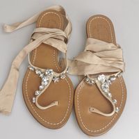 Moschino Sandale mit Glasperlen Gr. 36