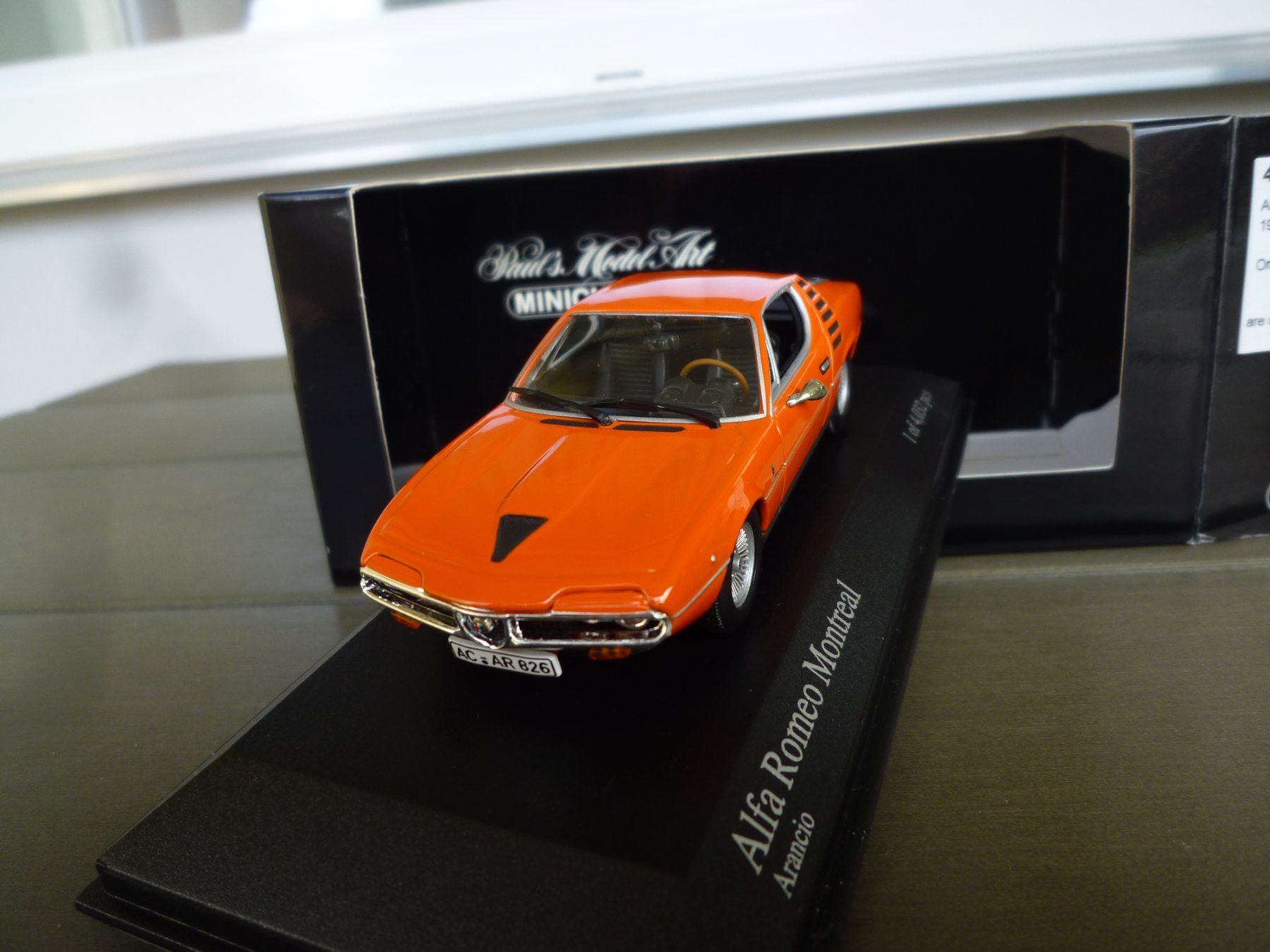 Alfa Romeo Modellini d'auto: Alfa Romeo Montreal (1973) – Nuovo e nell'imballaggio originale da Flawil venduto da Imperiosud 2