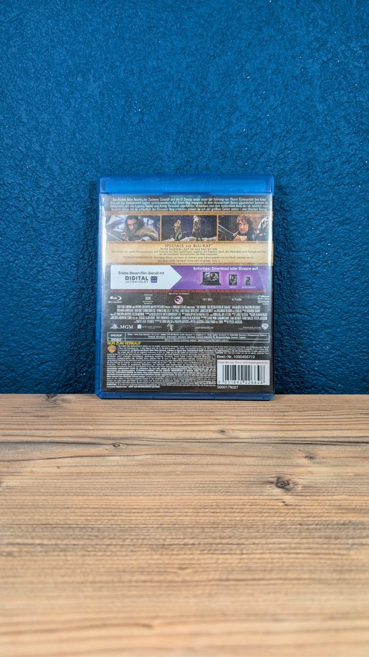 Tutti i DVDs: Der Hobbit Smaugs Einöde Blu-Ray – Usato da Flumenthal venduto da Neondrian 1