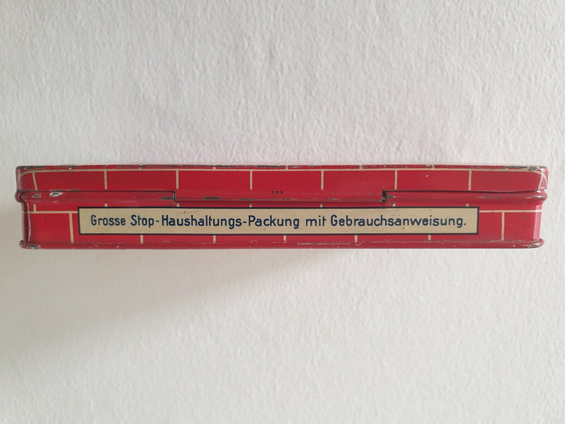 Barattoli: Vintage Blechdose STOP Universal Dübel D.R. Patent alt – Usato da Mörschwil venduto da spirspi 3