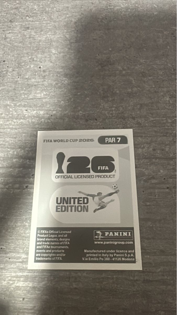Panini Carte collezionabili: PAR 7 , FIFA WORLD CUP 2026 – Nuovo (secondo la descrizione) da Frauenfeld venduto da 1PegPeg1 1