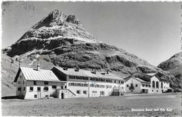 Pontresina Bernina Suot mit Piz Alv Feldpoststempel