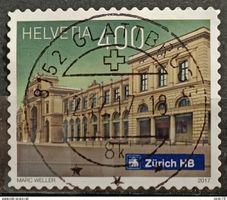 2017 Zürich HB, Schweizer Bahnhöfe Top Stempel