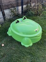 Sandkasten Frosch grün aus Kunststoff