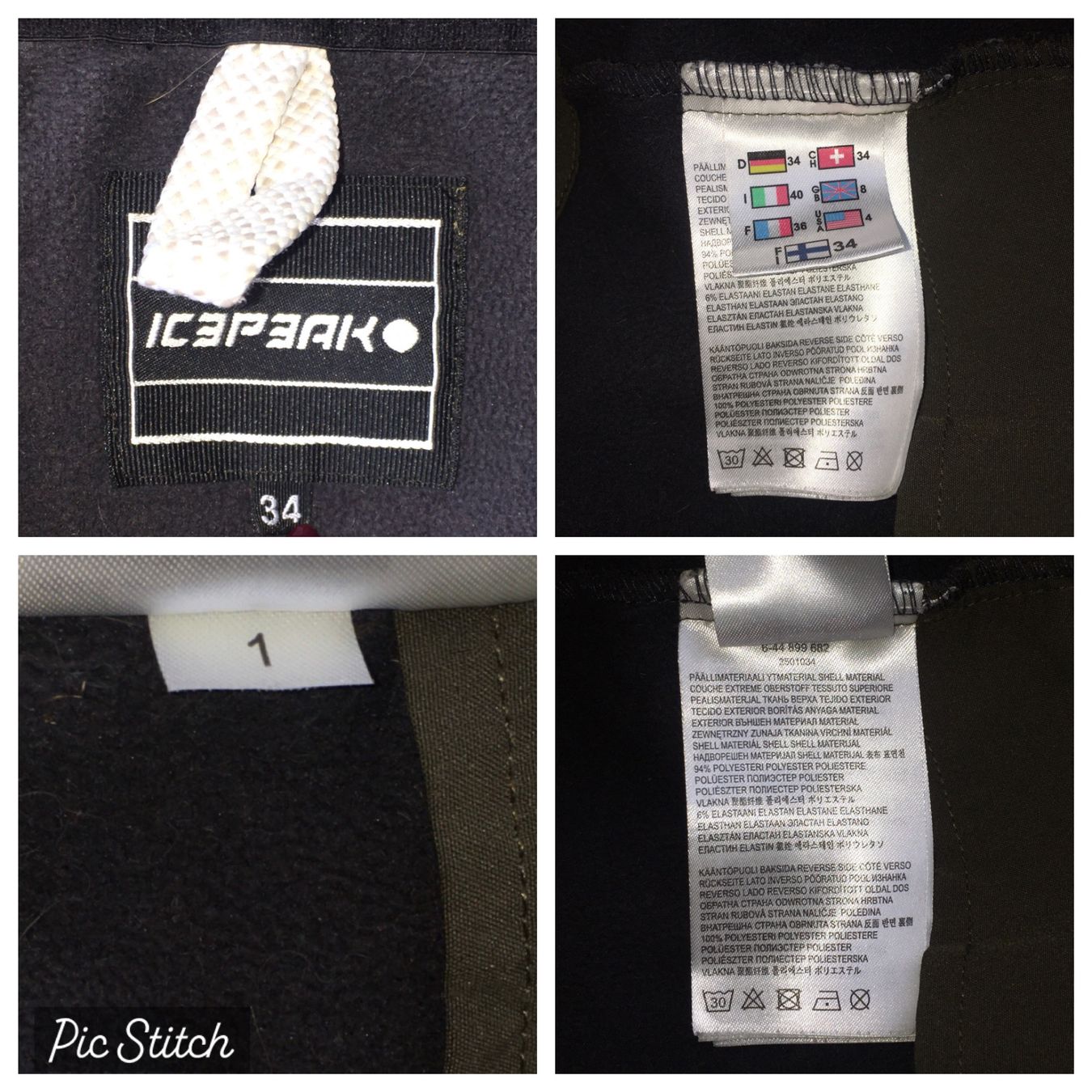 Icepeak Giacche: ICEPEAK JACKE GR. 34 neuwertig – Usato da Unteraegeri venduto da MH203 9