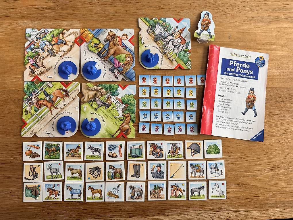 Ravensburger Spiele: Pferde und Ponys Wissensspiel wieso? weshalb? warum? – Gebraucht aus Gümligen von Sally777 2