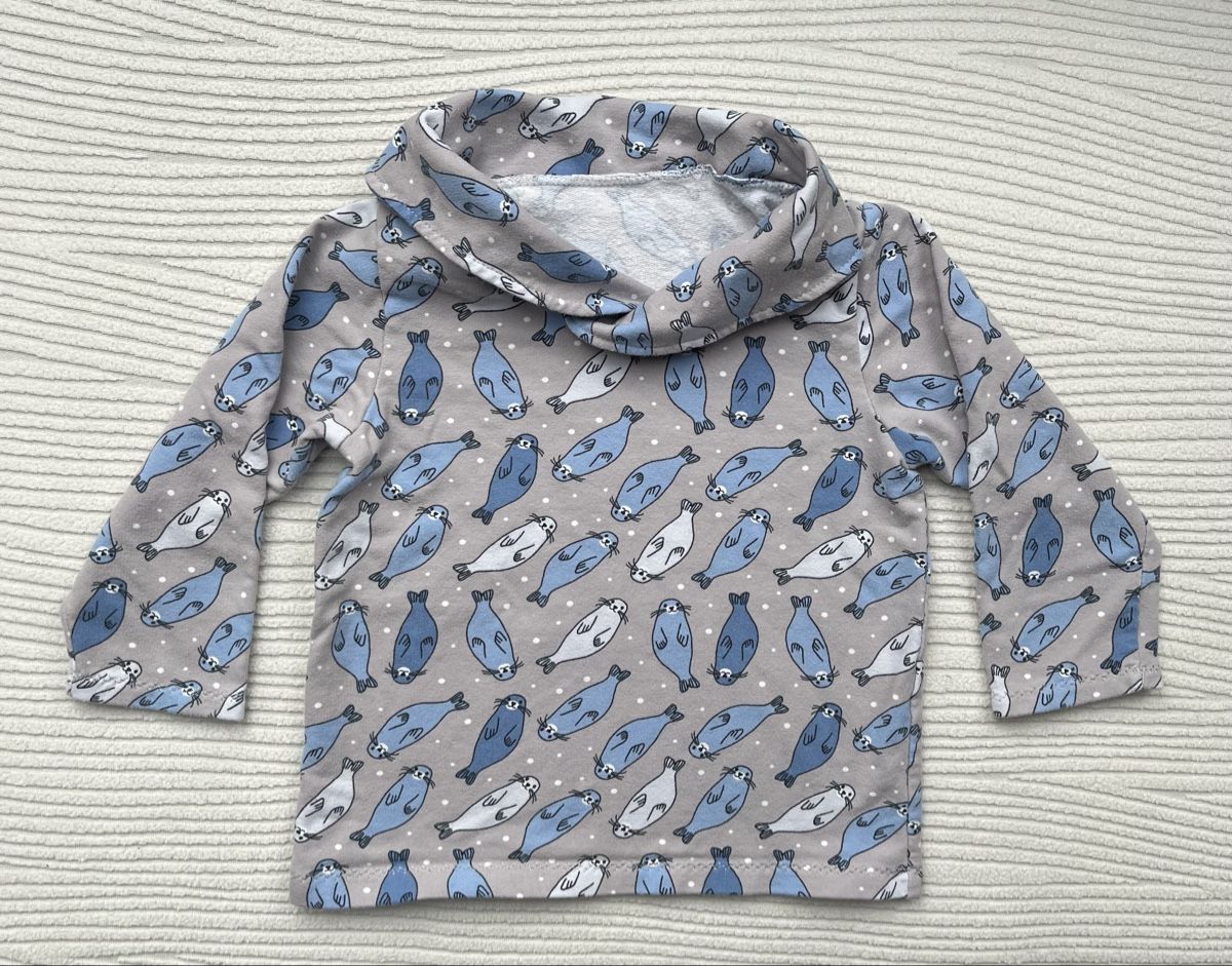 Maglioni & Felpe: Gr.86, Pullover mit Kragen, Seerobbe, handmade – Usato da Gattikon venduto da AnnettFloh