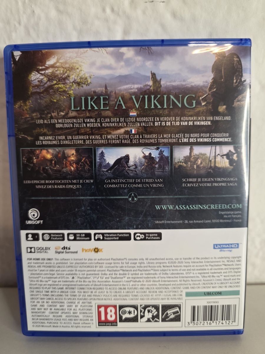 Sony Jeux: Assassin's Creed Valhalla PS5 - Game Disc and Case – D'occasion à Ehrendingen par bubulence 1