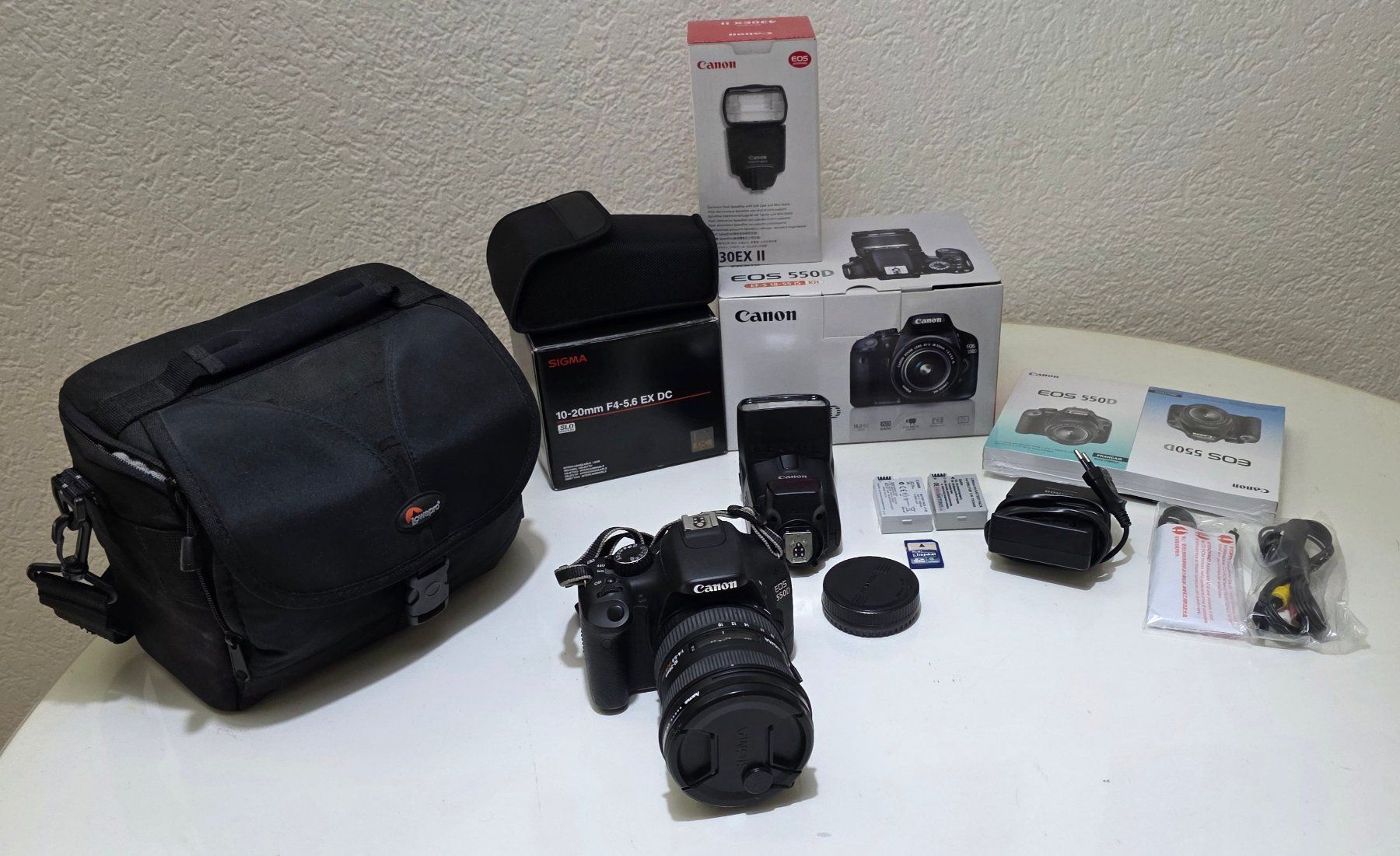 Canon Appareil photo: CANON EOS 550D, Super Set – D'occasion à Thalwil par Pacabolin
