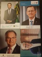 4 signierte Politik Autogrammkarte - Set 2