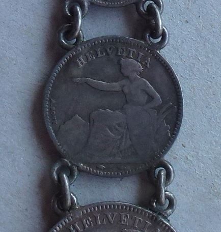 Catenine: Schweizer Münzkette ab 1850 – Usato da Walkringen venduto da Casablanca777 8