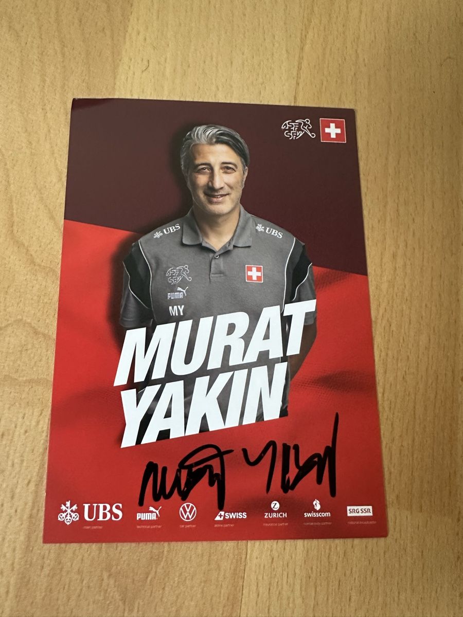 Autografi: Autogrammkarte von Murat Yakin – Nuovo (secondo la descrizione) da Oberengstringen venduto da Affeier0