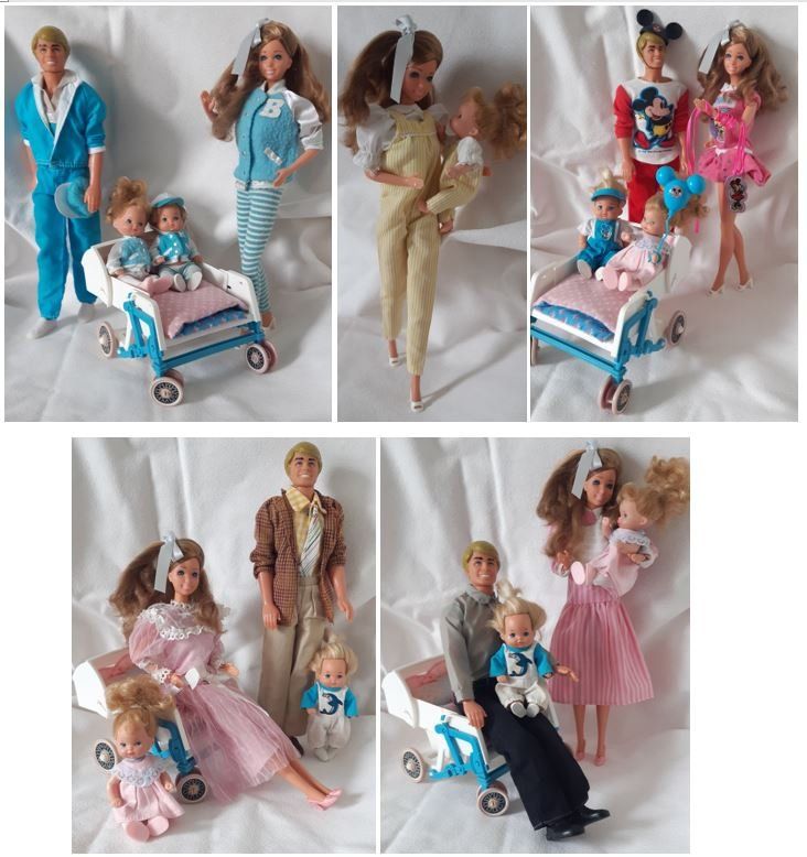 Barbie, Ken & Kinder "Heart Family"-Konvolut mit Kinderwagen (Gebraucht) in  Emmenbrcke fr CHF 40  mit Lieferung auf Ricardo kaufen
