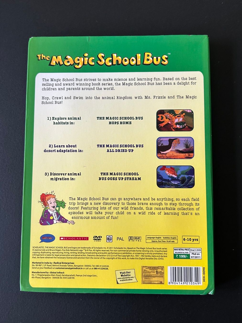 Tutti i DVDs: [DVD] The Magic School Bus / Goes Wild – Usato da Dietlikon venduto da Mankai 1