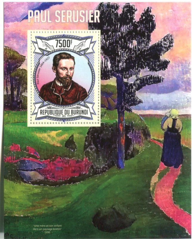 Alle Briefmarken: Block "Malerei. Paul Sérusier". Burundi – Neu und originalverpackt aus Basel von Butsch5