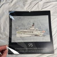 Schweizer Dampfschiff Kalender 1993 – Uli Colombi (42x43.5)